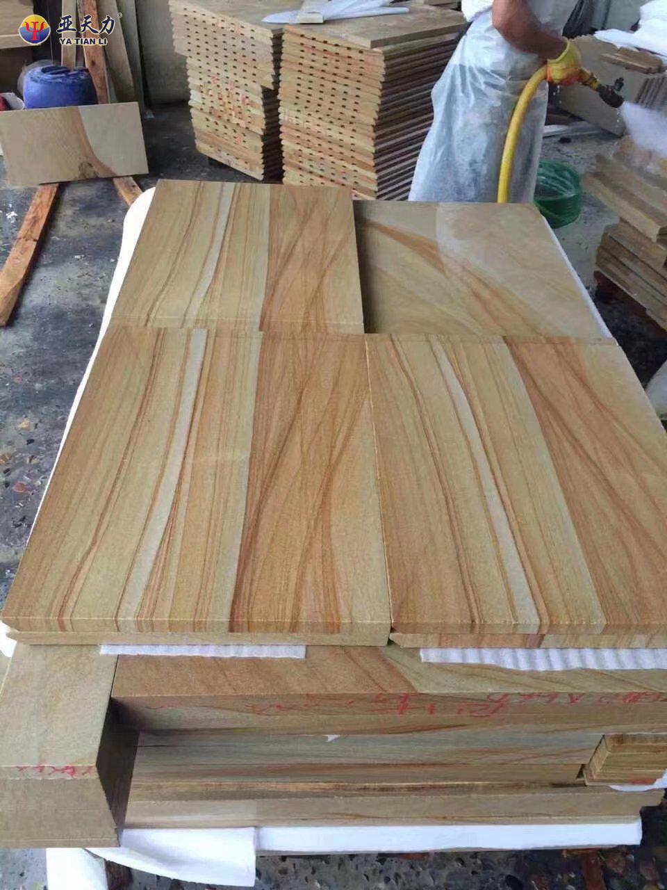 Natural Wooden Sandstone Slabs
