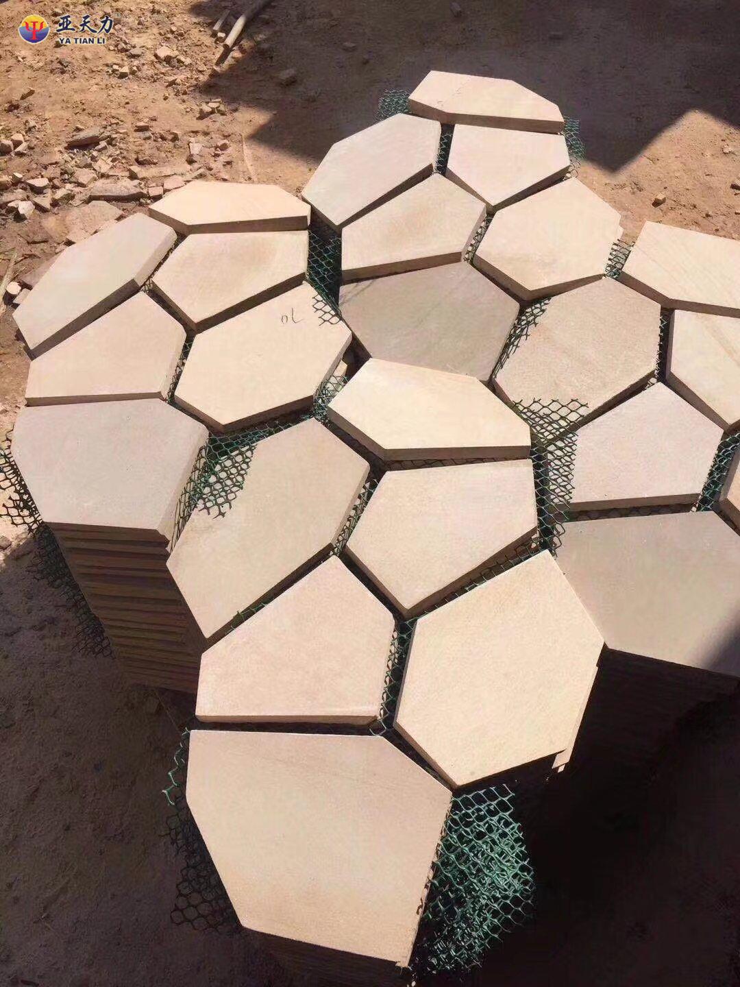 Irregular Shape Mesh Paving Stone Mesh Paving Sandstone Irregular Shape Mesh Paving Stone Mesh Paving Sandstone