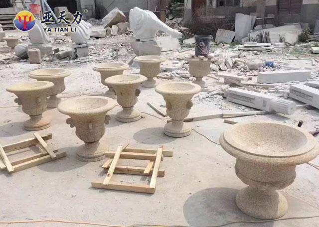 Natural Sandstone Flowerpot