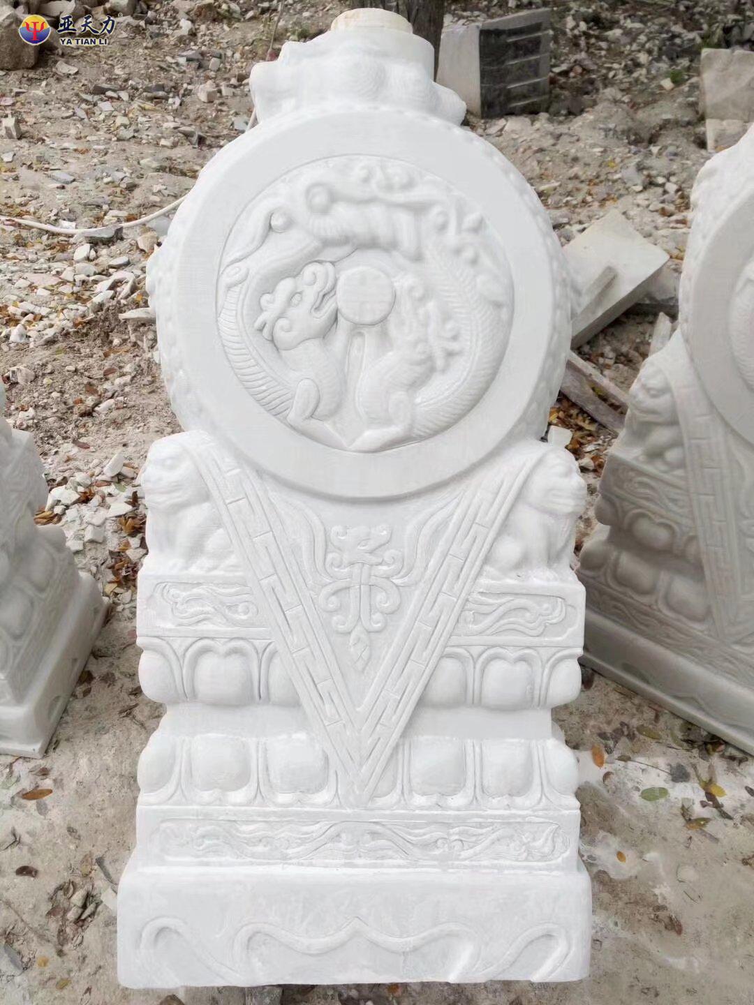 Stone Carved Antique Gate Pier