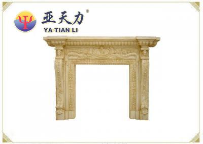 European Style Stone Fireplace