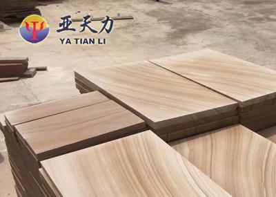 Exterior Natural Light Wood Grain Sandstone Cladding Wall Tiles