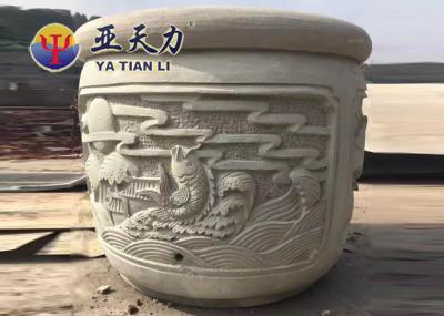 Stone Carving of Fish Tanks